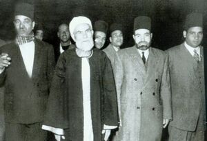 صورة نادرة تجمع والد الإمام البنا وأخوه عبد الرحمن .jpg